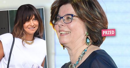 Mama Anny Lewandowskiej jest długowłosą blondynką. Wygląda teraz co najmniej 10 lat młodziej