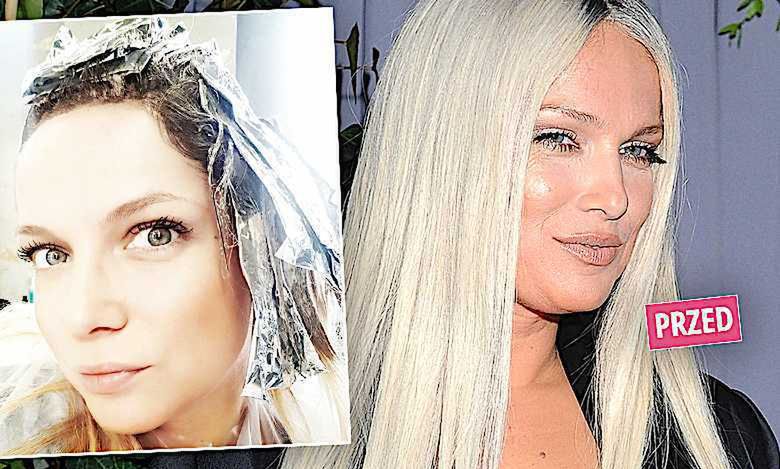 Seksowna Joanna Liszowska już nie jest blondynką! Aktorka ostro zaszalała u swojego fryzjera!