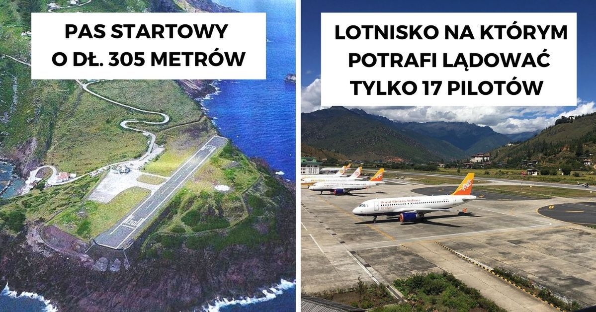 8 najbardziej niebezpiecznych lotnisk na Świecie. Tylko dla pilotów o żelaznych nerwach!