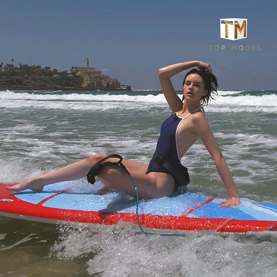 Olga Kleczkowska - sesja na plaży