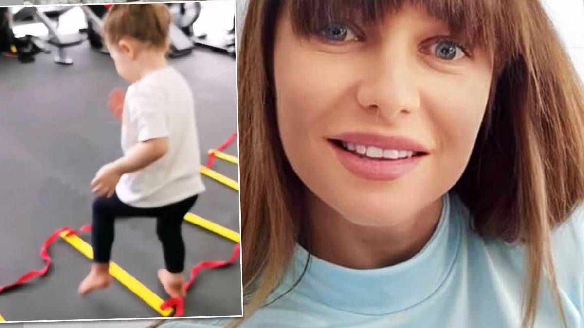 Anna Lewandowska z Klarą zaczęły długi weekend od treningu. 3-latka mogłaby zawstydzić niejednego dorosłego