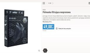 Maski antysmogowe z dyskontu. Nowa oferta sieci Aldi