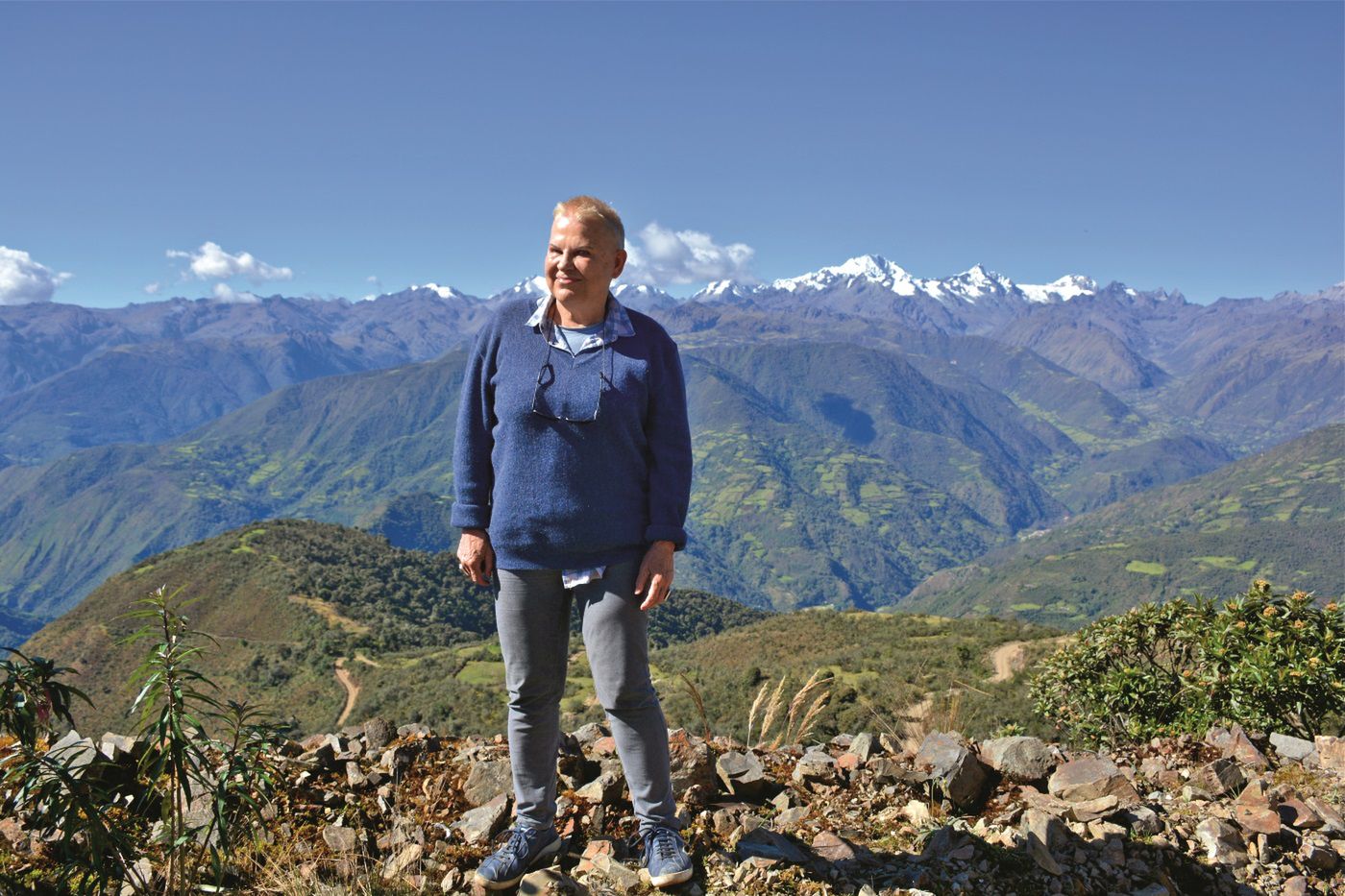 W tle - Cordillera de Vilcabamba 