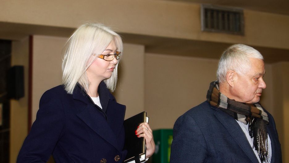 Martyna Wojciechowska z NBP, stale obecna u boku prezesa Adama Glapińskiego.