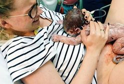 "Tak wygląda pierwsza sekunda nowego życia". Polska blogerka pokazała zdjęcie tuż po porodzie. W sieci wrze