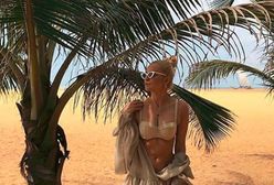 Joanna Horodyńska pręży się na plaży w bikini. Tak chwali się rajskimi wakacjami