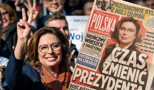 Kidawa-Błońska z "tabloidową" gazetką kampanijną. W środku drożyzna, smog i palec Lichockiej [NEWS]