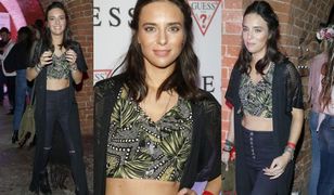 Anna Czartoryska-Niemczycka chwali się płaskim brzuchem!