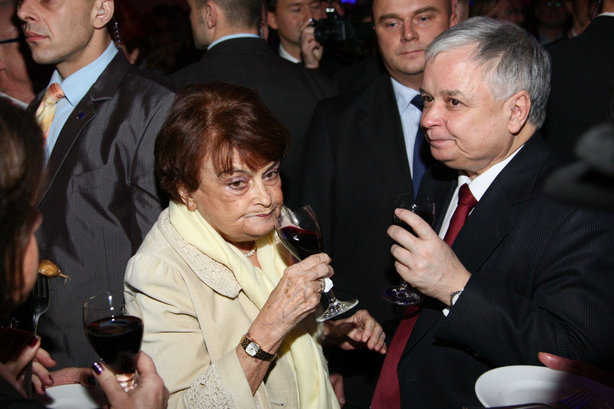 Jadwiga Kaczyńska i Lech Kaczyński