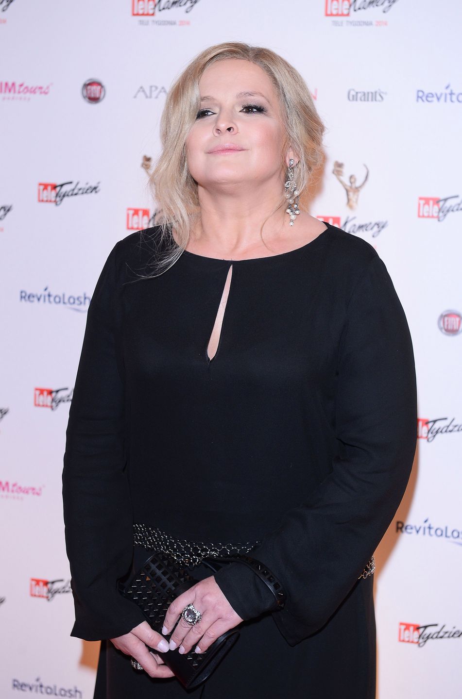 Dominika Ostałowska, rozdanie Telekamer Tele Tygodnia 2014, 3.02.2014 