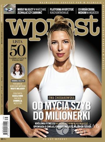 Ewa Chodakowska na okładce Wprost nr 39