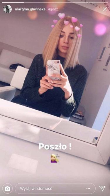 Martyna Gliwińska zmieniła fryzurę