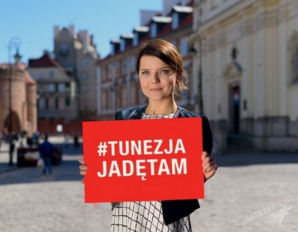 Joanna Jabłczyńska promuje Tunezję
Fot. screen z FB