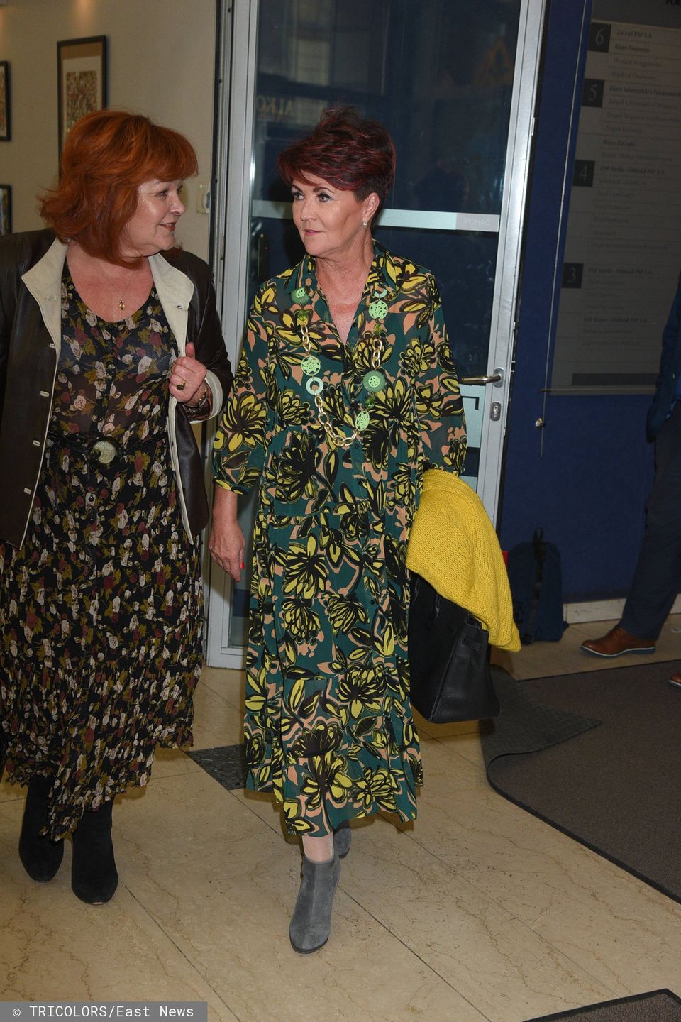 Jolanta Kwaśniewska w jesiennej stylizacji 