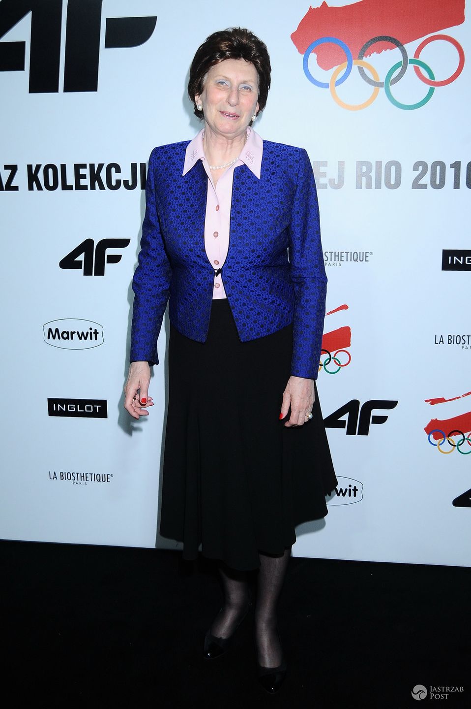 Irena Szewińska na pokazie kolekcji 4F