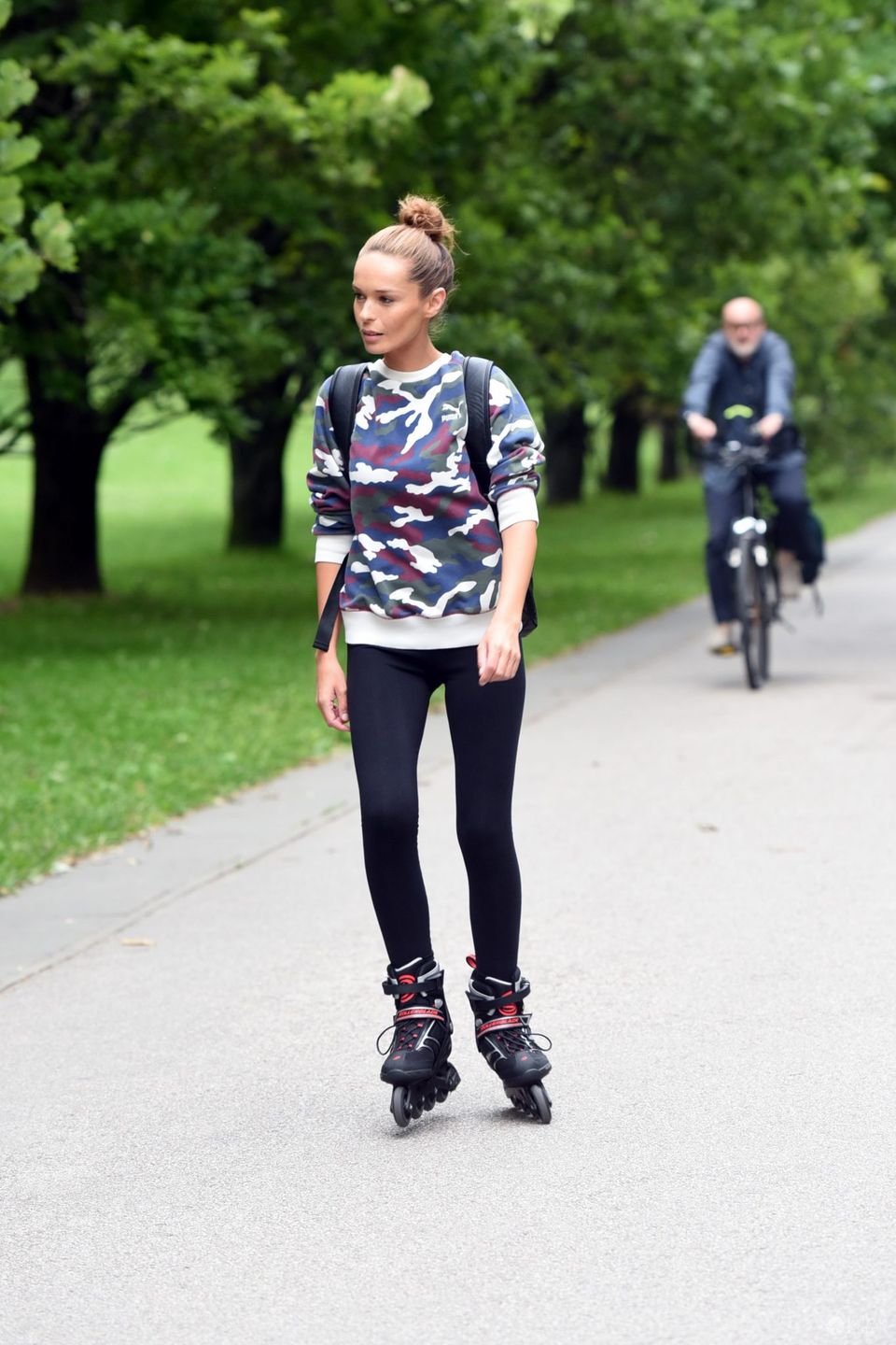 Katarzyna Sowińska na rolkach