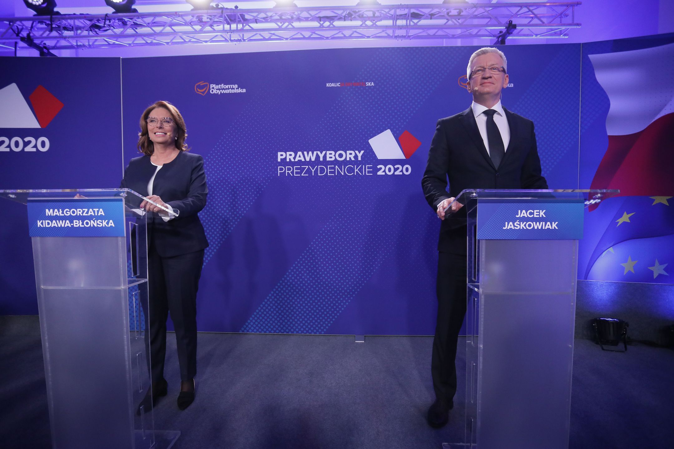 Małgorzata Kidawa-Błońska na debacie prawyborczej 