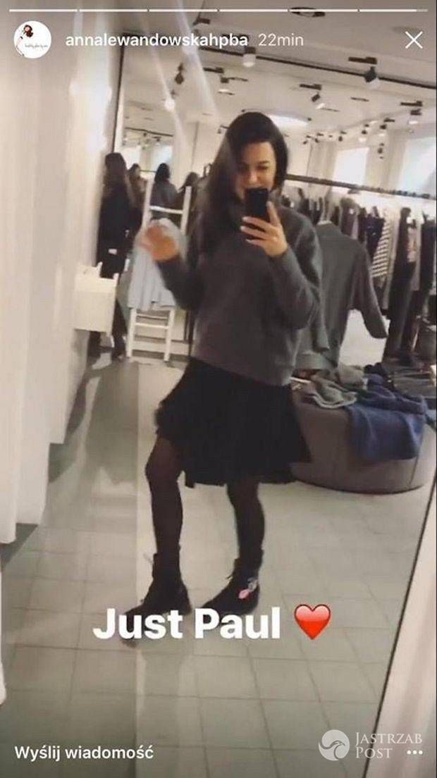 Anna Lewandowska kupuje ciążowe ubrania