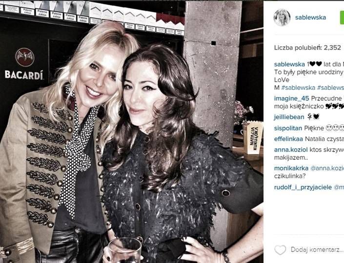 Maja Sablewska na urodzinach Natalii Kukulskiej