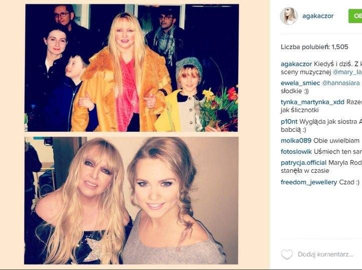 Maryla Rodowicz i Agnieszka Kaczorowska