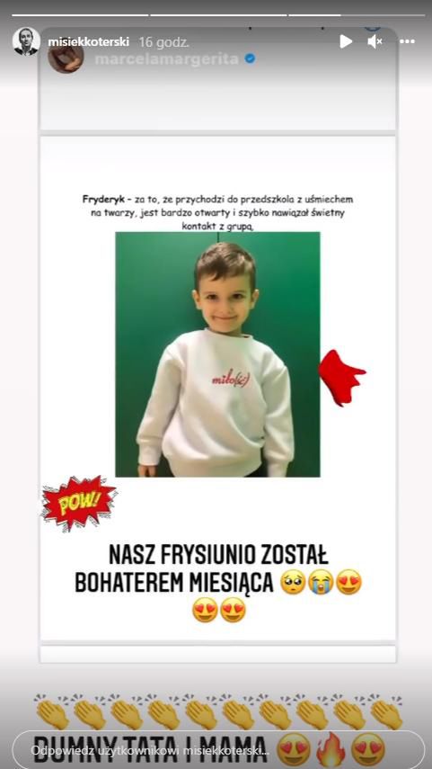 Syn Miśka Koterskiego i Marceli Leszczak święci pierwsze sukcesy