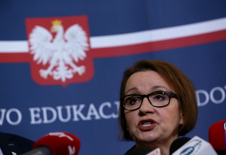 Minister edukacji Anna Zalewska. 