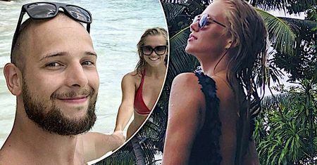 Szczupluteńka Agnieszka Kaczorowska w zmysłowym bikini paraduje po boskiej plaży na Szeszelach! Jej rozanielony mąż pęka z dumy!