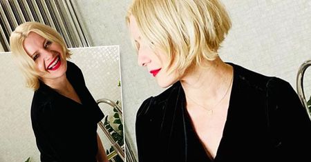Małgorzata Kożuchowska w nowej fryzurze chwali się łazienką. Widać, że nie oszczędzała na wystroju