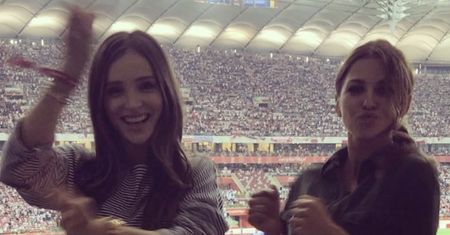 Anna Lewandowska na meczu Polska-Rumunia. Dumna z męża? Nie zabrakło czułości na odległość