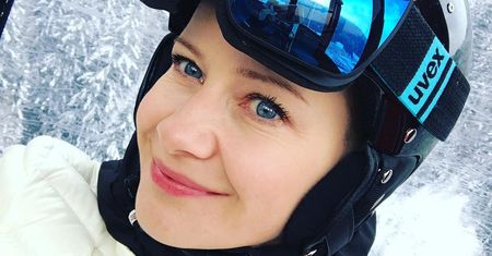 Zimowe szaleństwo na całego. Małgorzata Kożuchowska na nartach