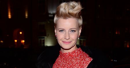 Małgorzata Kożuchowska jako "Lady in Red" na gali 25-lecia Polsatu