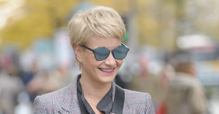 Małgorzata Kożuchowska w mini i długich kozakach. Ale ona ma nogi!