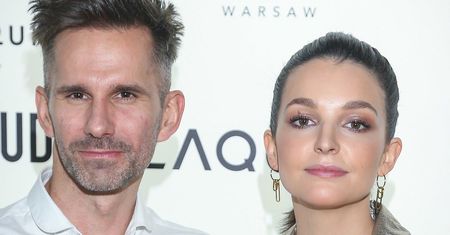 Marcin Bosak i Maria Dębska na ściance. Stylowa para
