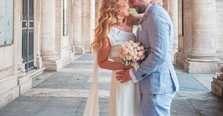 Magdalena Waligórska i Mateusz Lisiecki już po ślubie