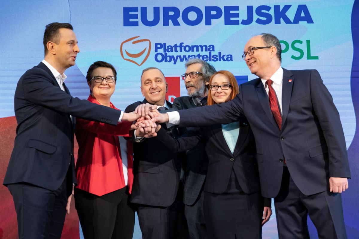 Pierwsza wpadka Koalicji Europejskiej. Polityk poszedł na wywiad i zgubił dokument