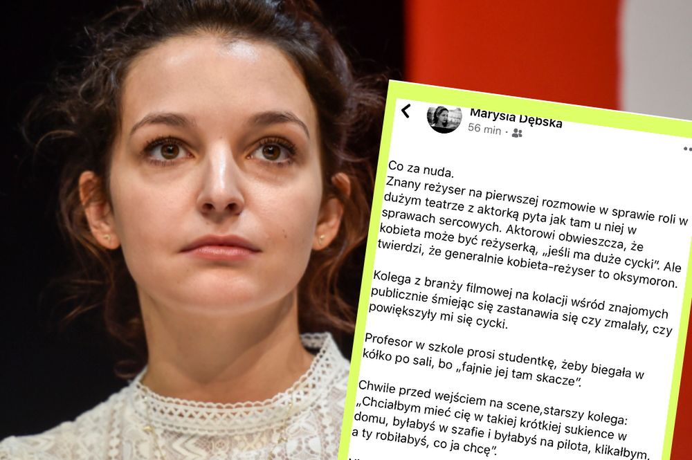 "Fajnie jej tam skacze". Szokujący wpis Marii Dębskiej. Opisała obleśne sytuacje kobiet z branży