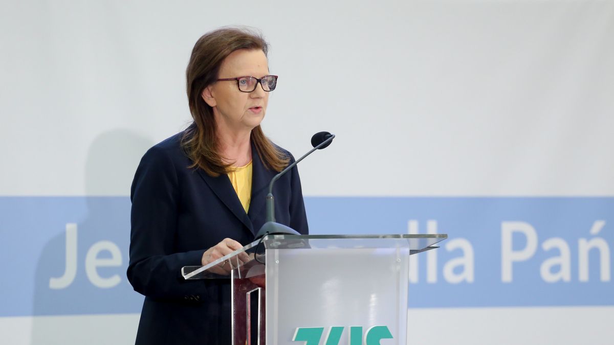 Gertruda Uścińska, prezes ZUS.