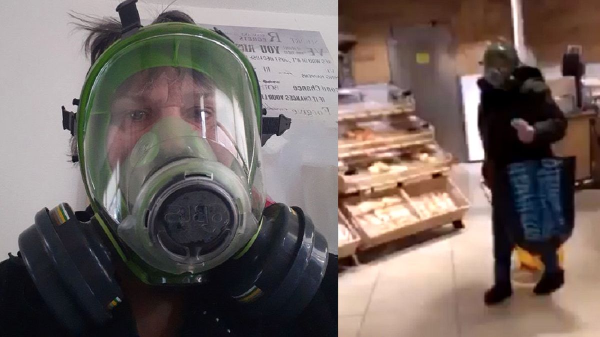 Holenderka została wyśmiana za maskę przeciwgazową. Tak naprawdę nie nosi jej z powodu koronawirusa.