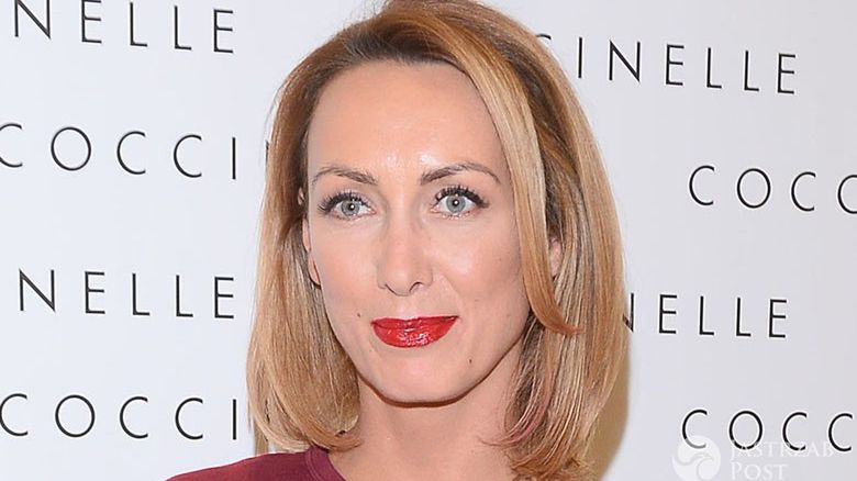 Anna Kalczyńska na prezentacji torebek