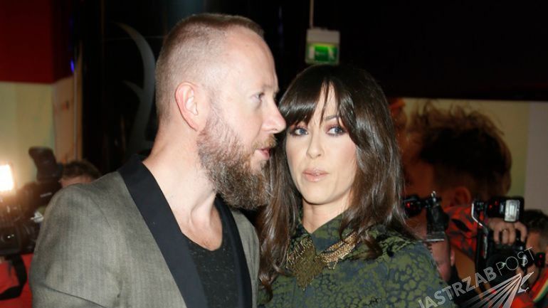 Natalia Kukulska i Michał Dabrówka na premierze "Chemii"