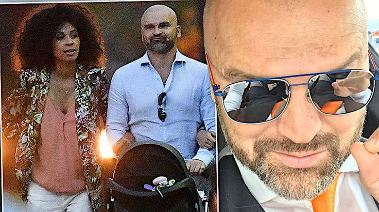 Rafał Brzoska i Omenaa Mensah dzieci