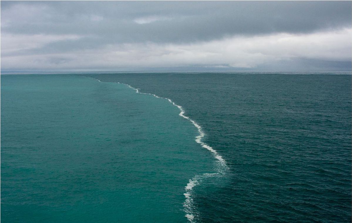 Ocean Spokojny. Tutaj spływają wody z lodowców. Prawdziwy przyrodniczy fenomen