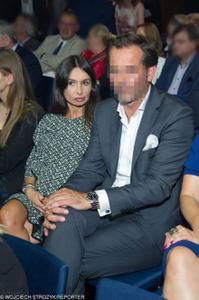 Marta Kaczyńska z partnerem na festiwalu "Dwa Teatry" w Sopocie. 