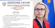 Teresa Czerwińska wydała rozporządzenie. Ukazało się, gdy już nie była ministrem