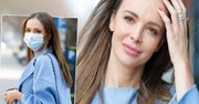 I wtedy wchodzi ona cała na niebiesko… Ania Wendzikowska zadała szyku wiosenną stylizacją