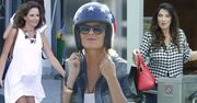 Monika Mrozowska w zaawansowanej ciąży, a Odeta Moro na motorze. Zobaczcie gwiazdy przed studiem "Pytania na Śniadanie"