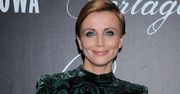Katarzyna Zielińska w sukience Balmain dla H&M. Zestawiła ją z drogimi markami