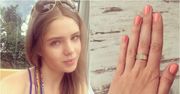Olga Kaczyńska zaręczyła się? Modelka pokazała pierścionek...