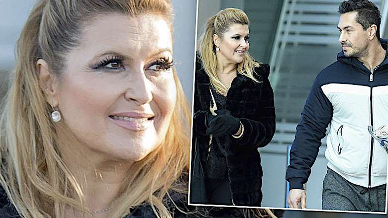 Kasia Skrzynecka, czarny płaszcz, stylizacja zima 2019