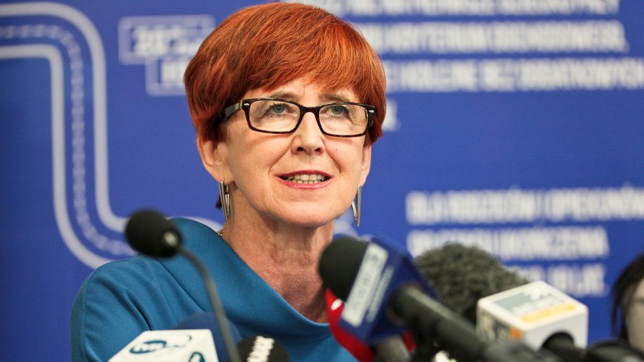 Na zdjęciu szefowa resortu rodziny i pracy Elżbieta Rafalska